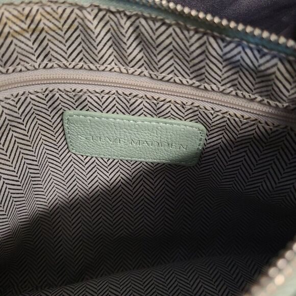 Steve Madden Mint Crossbody Bag Mint Green Silver accents - Picture 5 of 10